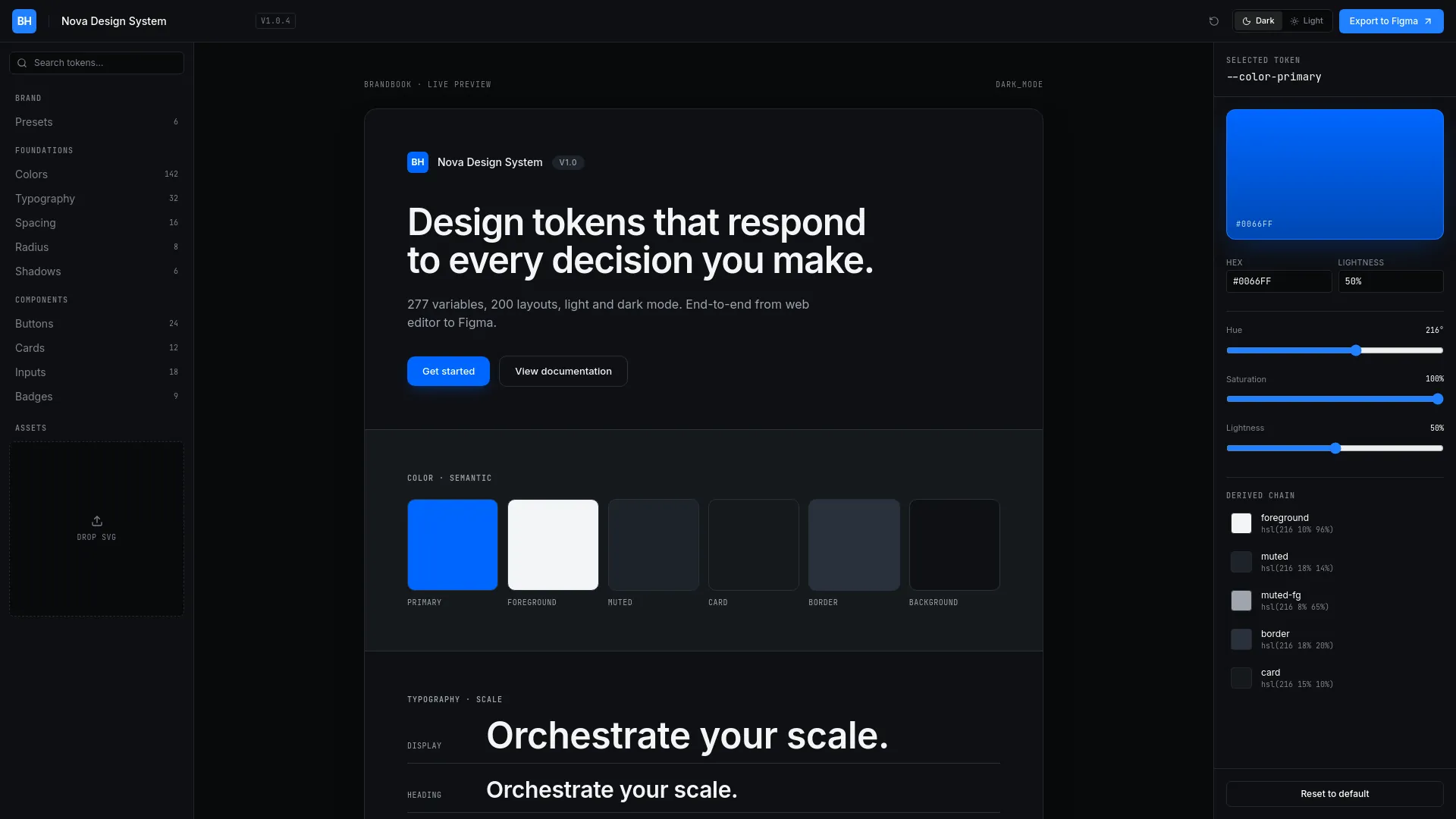 BrandHop UI interface