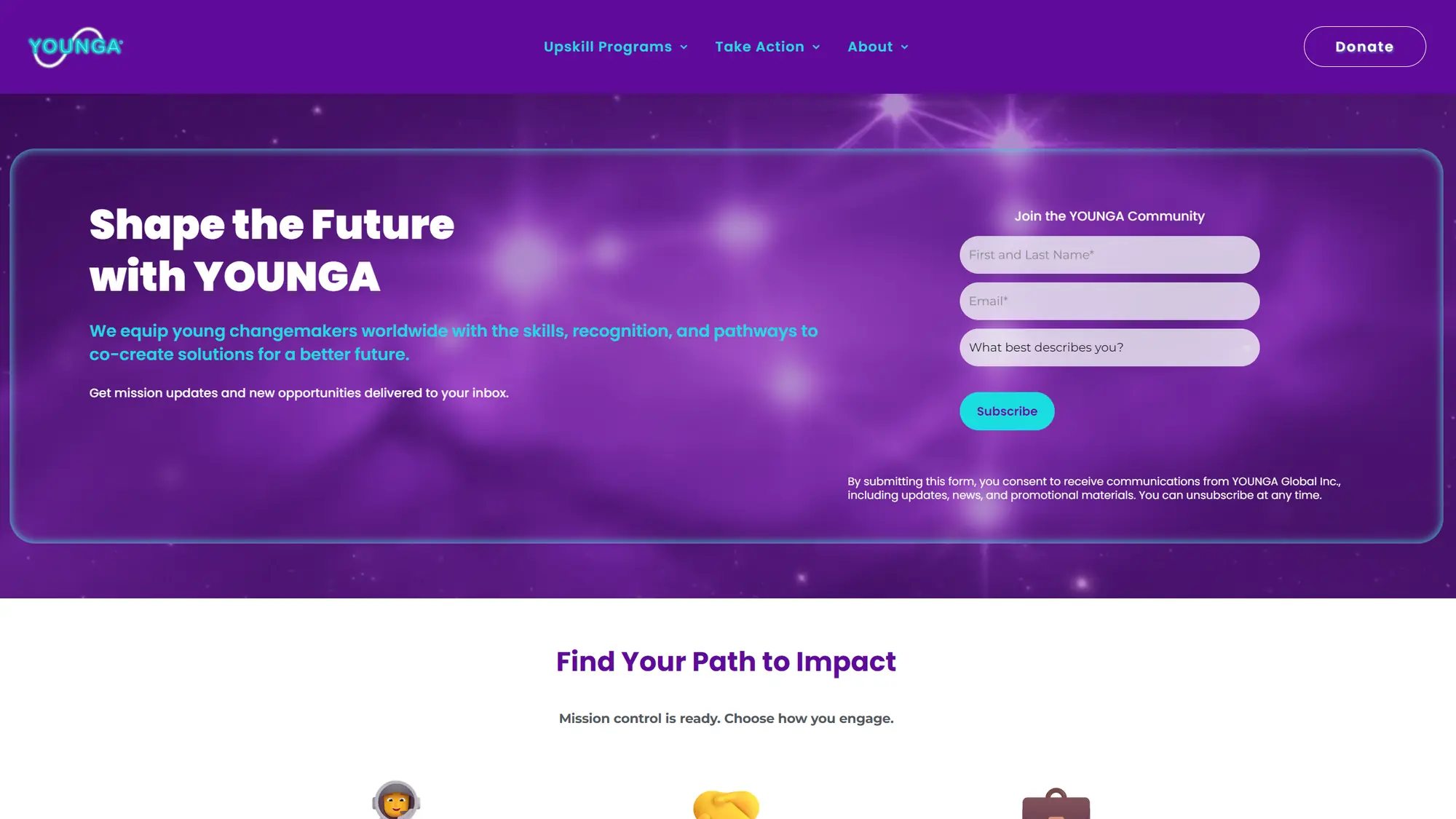 YOUNGA home page